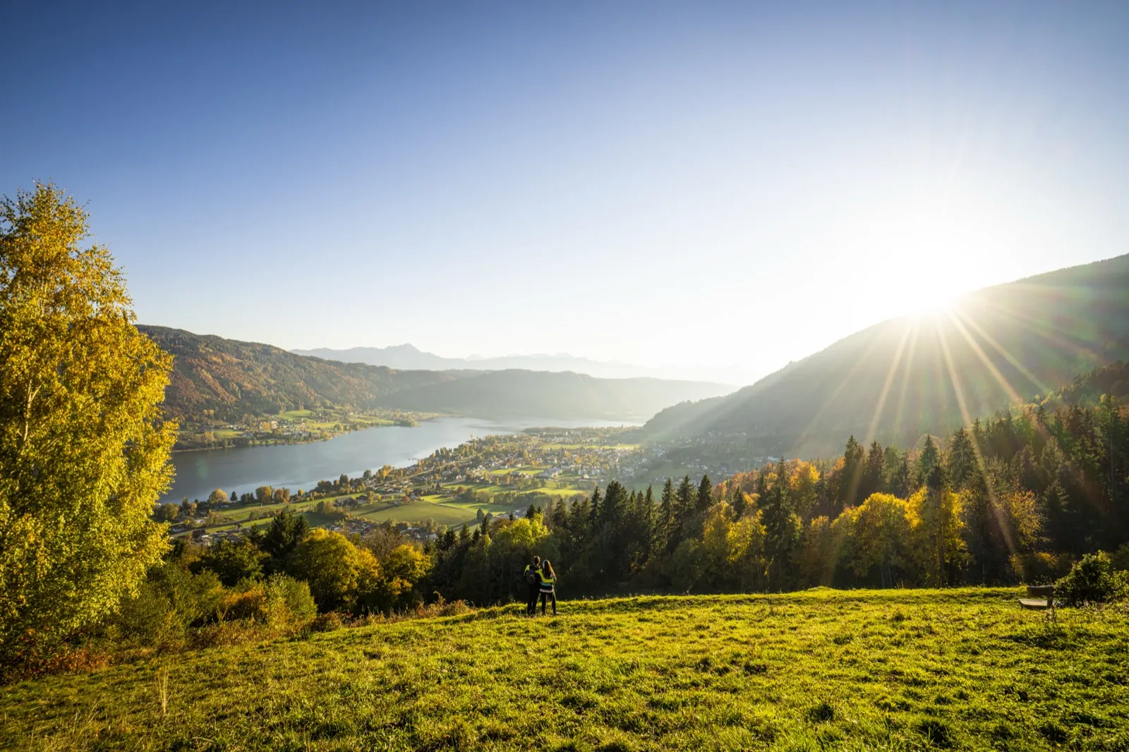 Ossiacher See im Herbst