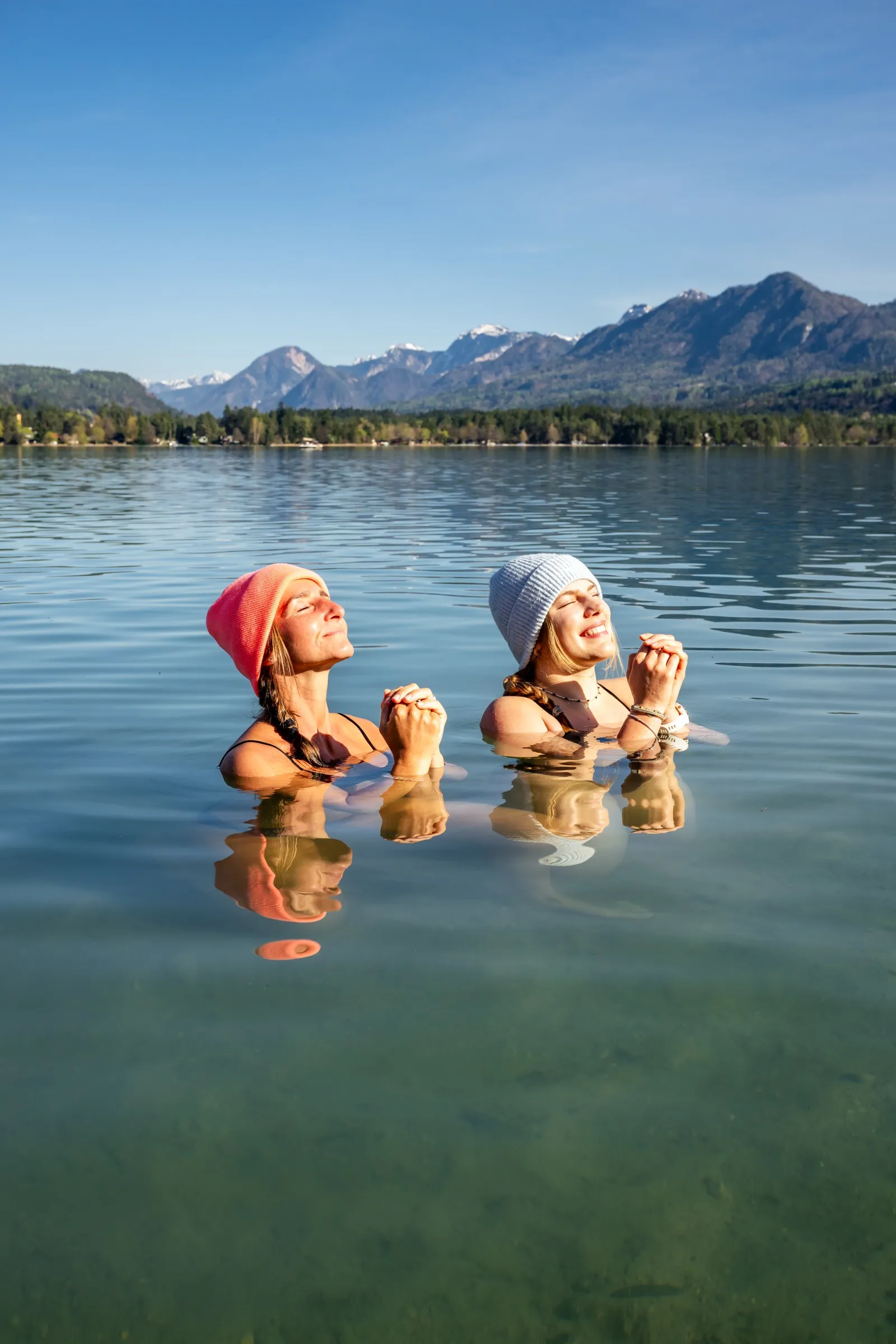 Kaltbaden im Faaker See