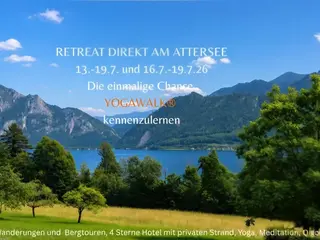 YOGAREISE AM ATTERSEE  -  LERNE DIE EINZIGARTIGE YOGAWALK® METHODE KENNEN