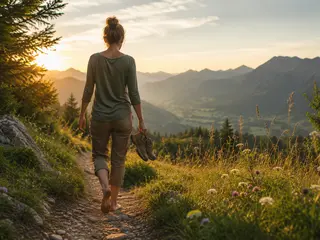Barfuß im Zeitplan: Den eigenen Rhythmus in der Natur wiederfinden.