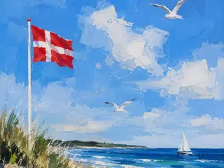 Creative Retreat on the Danish Coast—Painting, Crafting, Time for Yourself