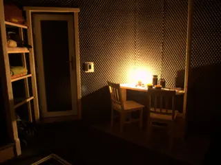 Zimmer für ein Dunkelretreat